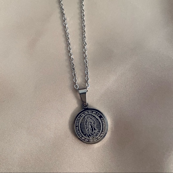 💕Last One Two-Side Faith Mary Rosary Necklace - Picture 6 of 9